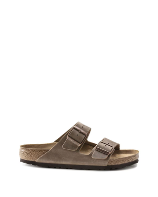 Birkenstock Arizona Oiled Leather Slides Tabacco Brown 0352203