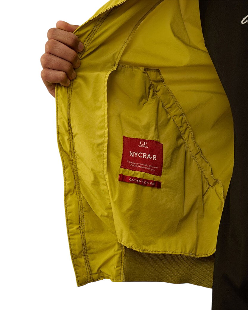 C.P. Company Nycra-R Bomber Jacket Cress Green-Yellow 18CMOW182A005864G