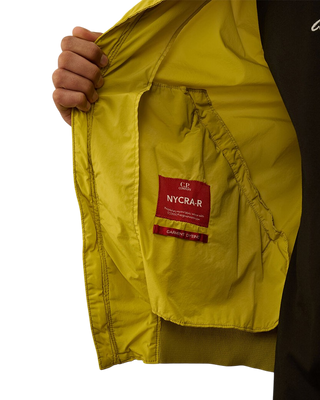 C.P. Company Nycra-R Bomber Jacket Cress Green-Yellow 18CMOW182A005864G