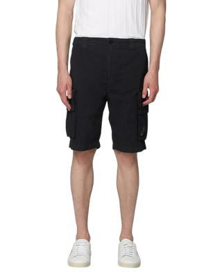 C.P. Company Twill Stretch Cargo Shorts Blue 16CMBE295A006026O
