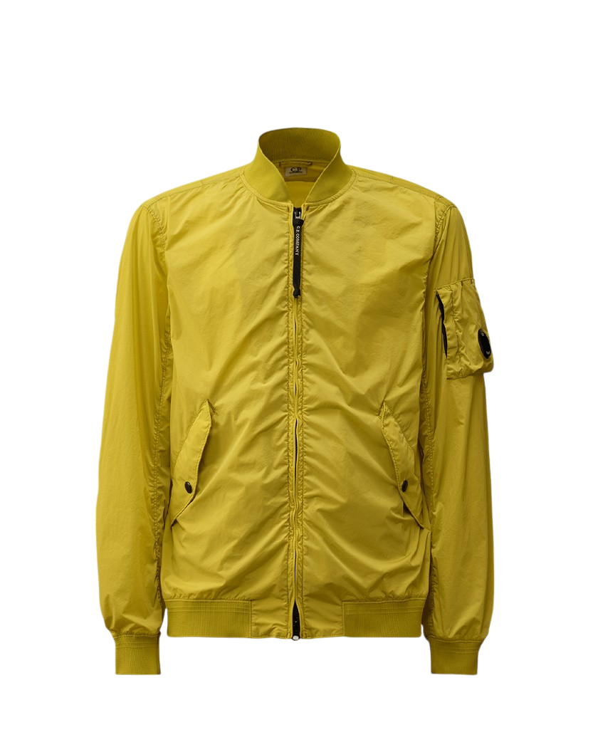 C.P. Company Nycra-R Bomber Jacket Cress Green-Yellow 18CMOW182A005864G