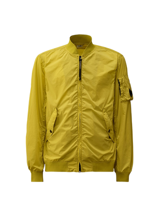 C.P. Company Nycra-R Bomber Jacket Cress Green-Yellow 18CMOW182A005864G