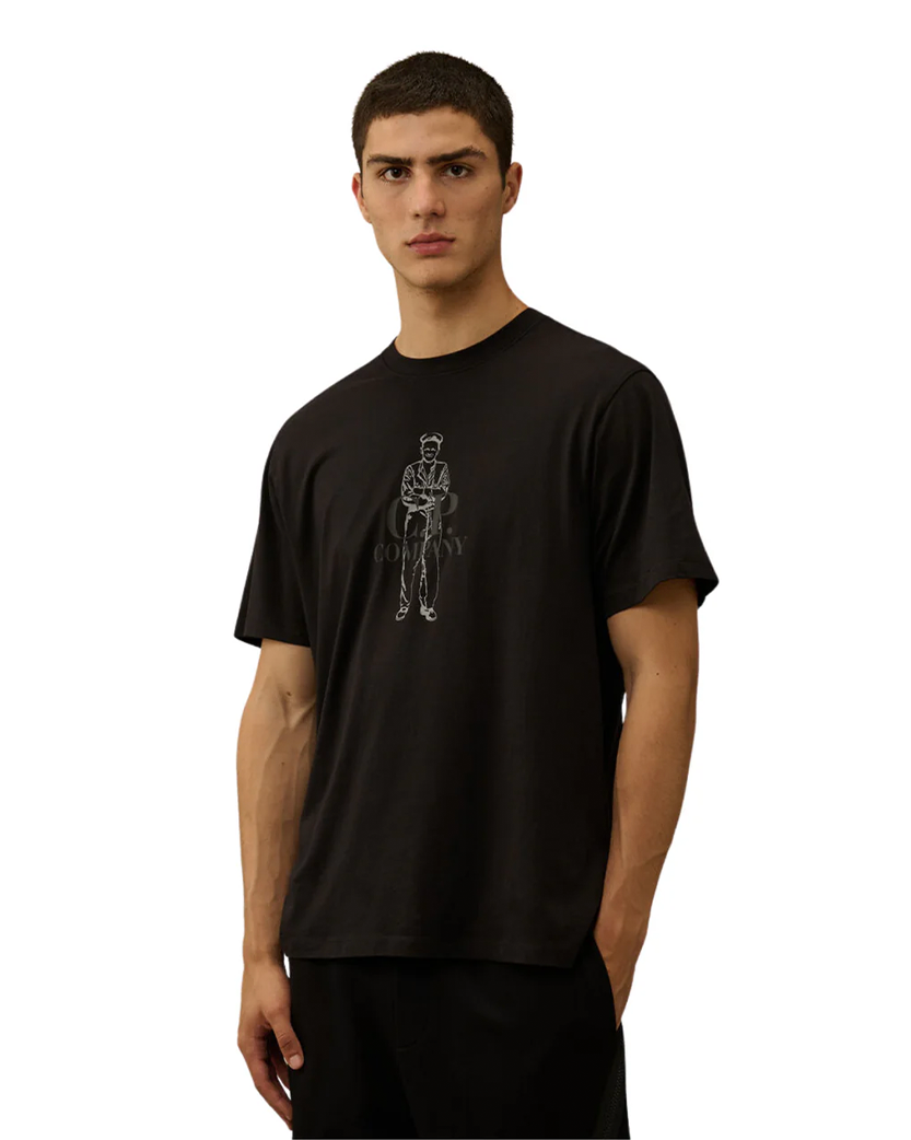 C.P. Company British Sailor T-Shirt Black
