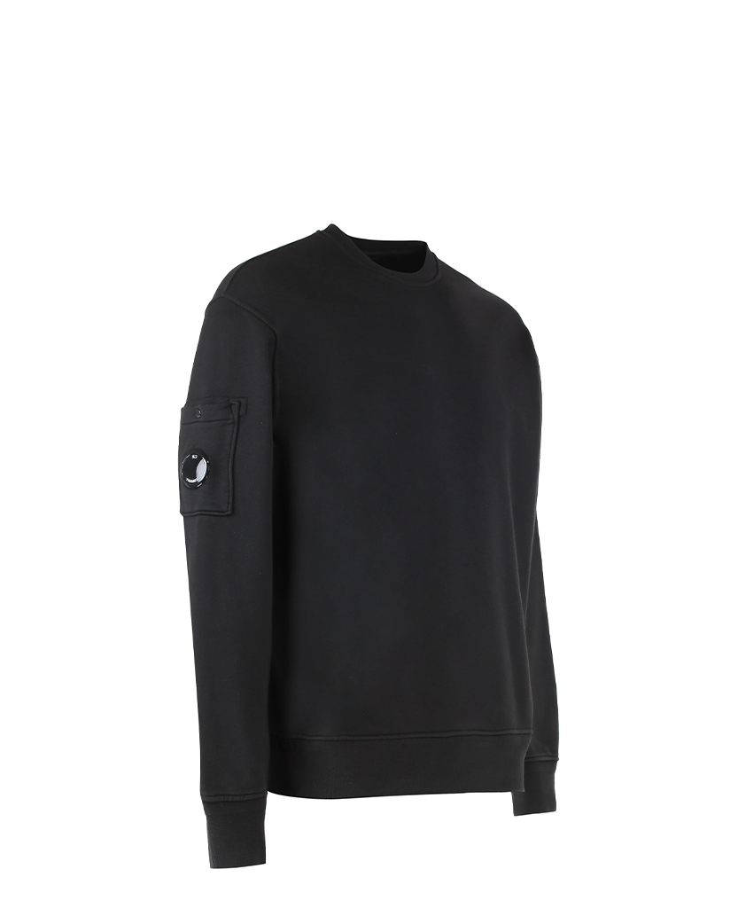 C.P. Company Cotton Crew-Neck Sweatshirt Black 18CMSS098A110044G