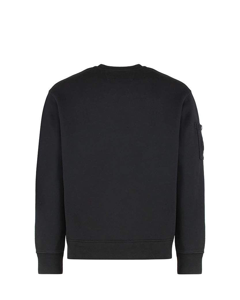 C.P. Company Cotton Crew-Neck Sweatshirt Black 18CMSS098A110044G