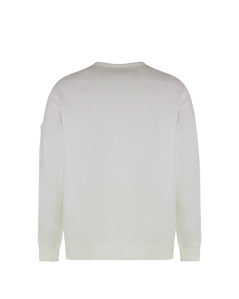 C.P. Company Cotton Crew-Neck Sweatshirt White 18CMSS266A110337O