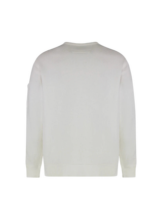 C.P. Company Cotton Crew-Neck Sweatshirt White 18CMSS266A110337O