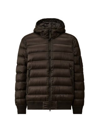 C.P. Company D.D. Shell Hooded Down Jacket Black