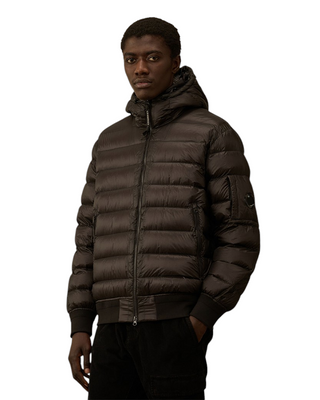 C.P. Company D.D. Shell Hooded Down Jacket Black