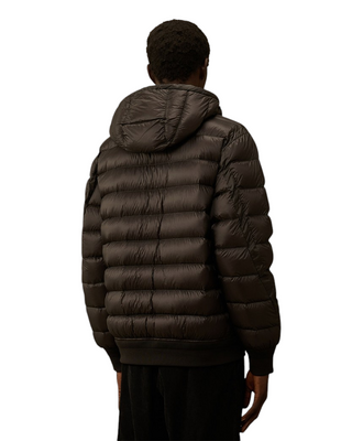 C.P. Company D.D. Shell Hooded Down Jacket Black