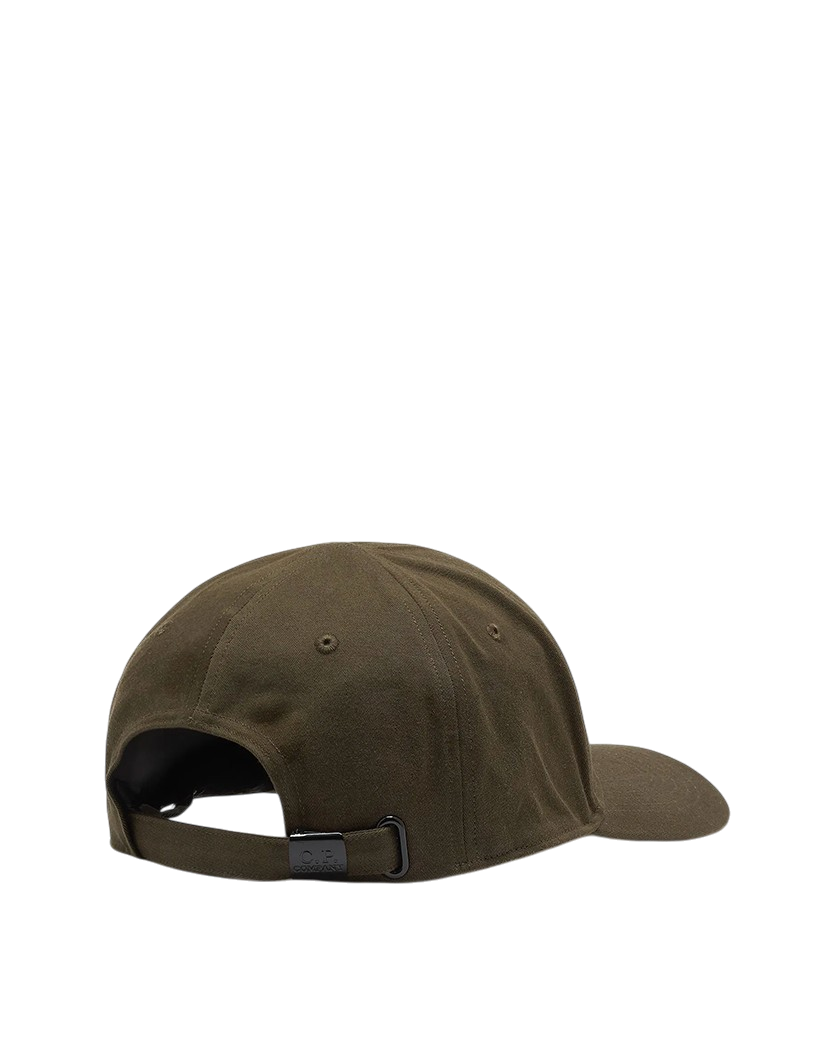 C.P. Company Gabardine Logo Cap Green RCCMAC750A006288A