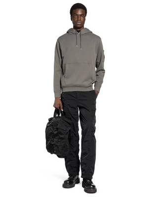 C.P. Company Lens Cotton Hoodie Gunmetal Grey 20CMSS037A110044R