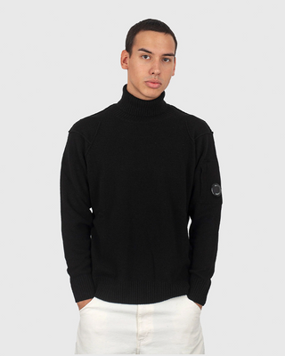 C.P. Company Logo Badge Sweater Black