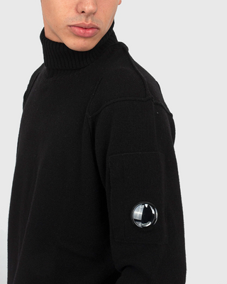 C.P. Company Logo Badge Sweater Black