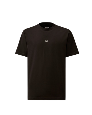 C.P. Company Mercerized Jersey 70/2 Gasato T-Shirt Black 20CMTS114A006374G