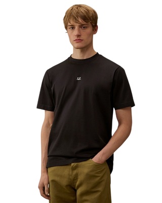 C.P. Company Mercerized Jersey 70/2 Gasato T-Shirt Black 20CMTS114A006374G