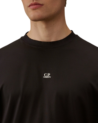 C.P. Company Mercerized Jersey 70/2 Gasato T-Shirt Black 20CMTS114A006374G