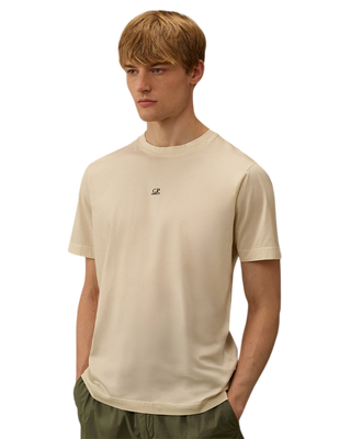 C.P. Company Mercerized Jersey 70/2 Gasato T-Shirt Frozen Dew White 20CMTS114A006374G