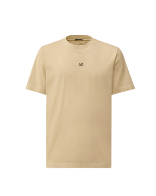 C.P. Company Mercerized Jersey 70/2 Gasato T-Shirt Frozen Dew White 20CMTS114A006374G