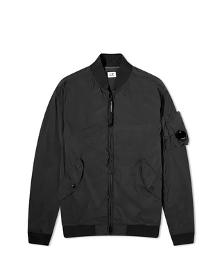 C.P. Company Nycra-R Bomber Jacket Black 18CMOW182A005864G