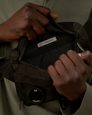 C.P. Company Nylon B Lens Waistbag Black 20CMAC043A005269G