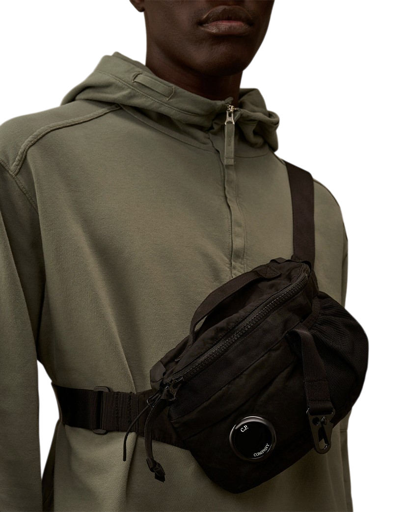 C.P. Company Nylon B Lens Waistbag Black 20CMAC043A005269G