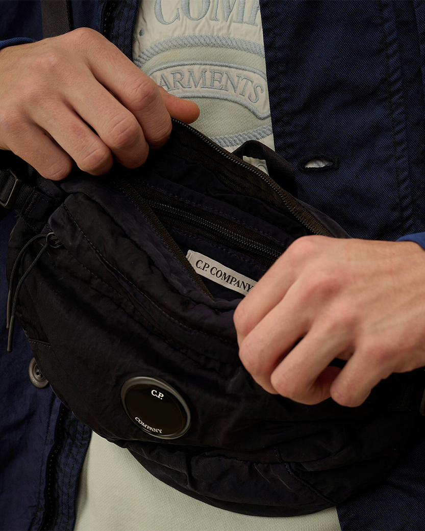 C.P. Company Nylon B Waistbag Total Eclipse RCCMAC734A005269G