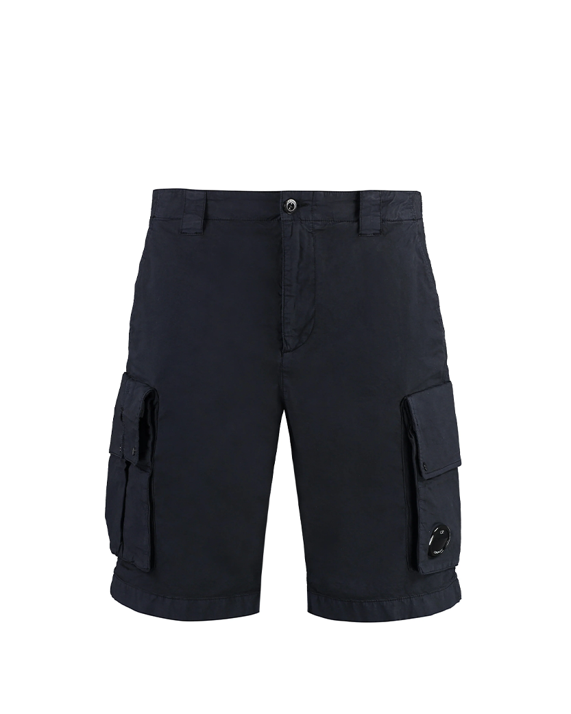 C.P. Company Twill Stretch Cargo Shorts Blue 16CMBE295A006026O