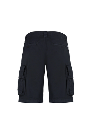 C.P. Company Twill Stretch Cargo Shorts Blue 16CMBE295A006026O