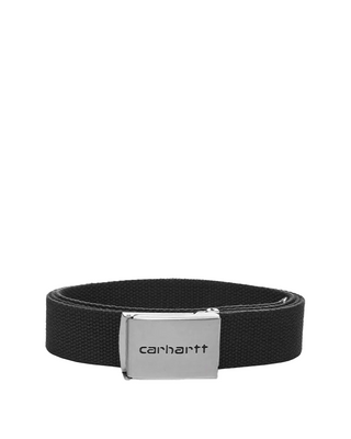 Carhartt WIP Clip Belt Chrome Black