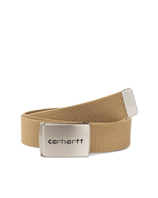 Carhartt WIP Clip Belt Chrome Leather