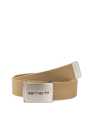 Carhartt WIP Clip Belt Chrome Leather