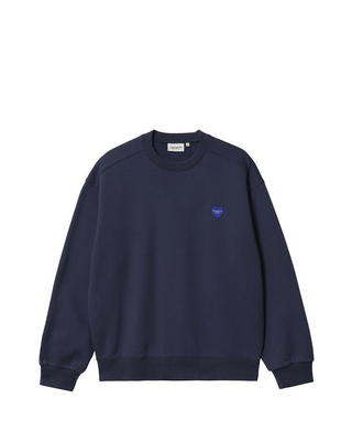 Carhartt WIP Heart Patch Sweat Blue