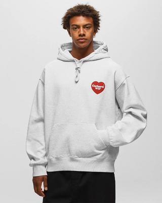 Carhartt WIP Heart Print Hoodie Grey