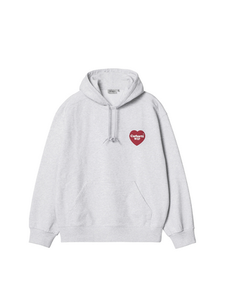 Carhartt WIP Heart Print Hoodie Grey