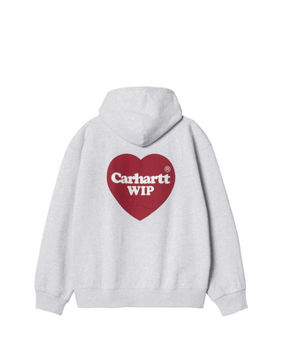 Carhartt WIP Heart Print Hoodie Grey