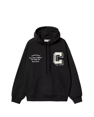 Carhartt WIP Hooded Brown Ducks Sweatshirt Black