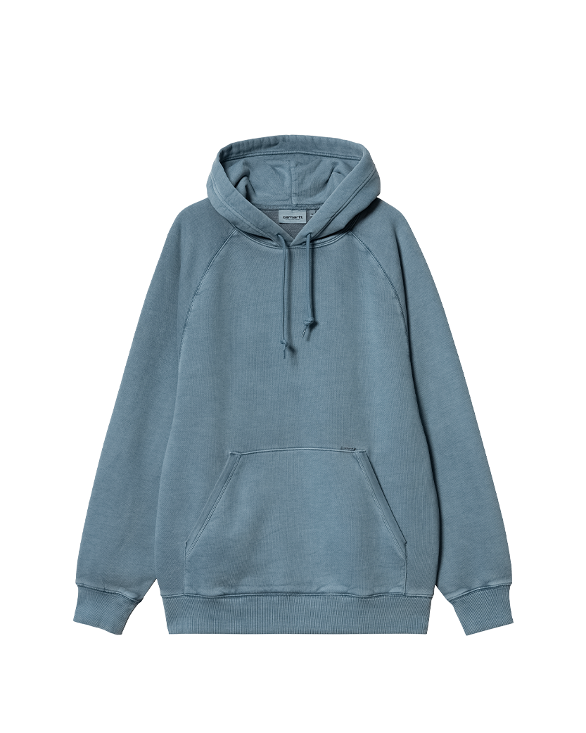 Carhartt WIP Hooded Taos Sweat Garment Dyed Blue