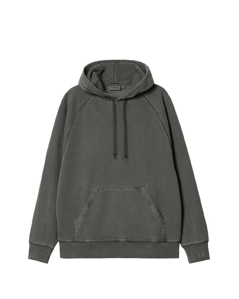 Carhartt WIP Hooded Taos Sweat Garment Dyed Grey