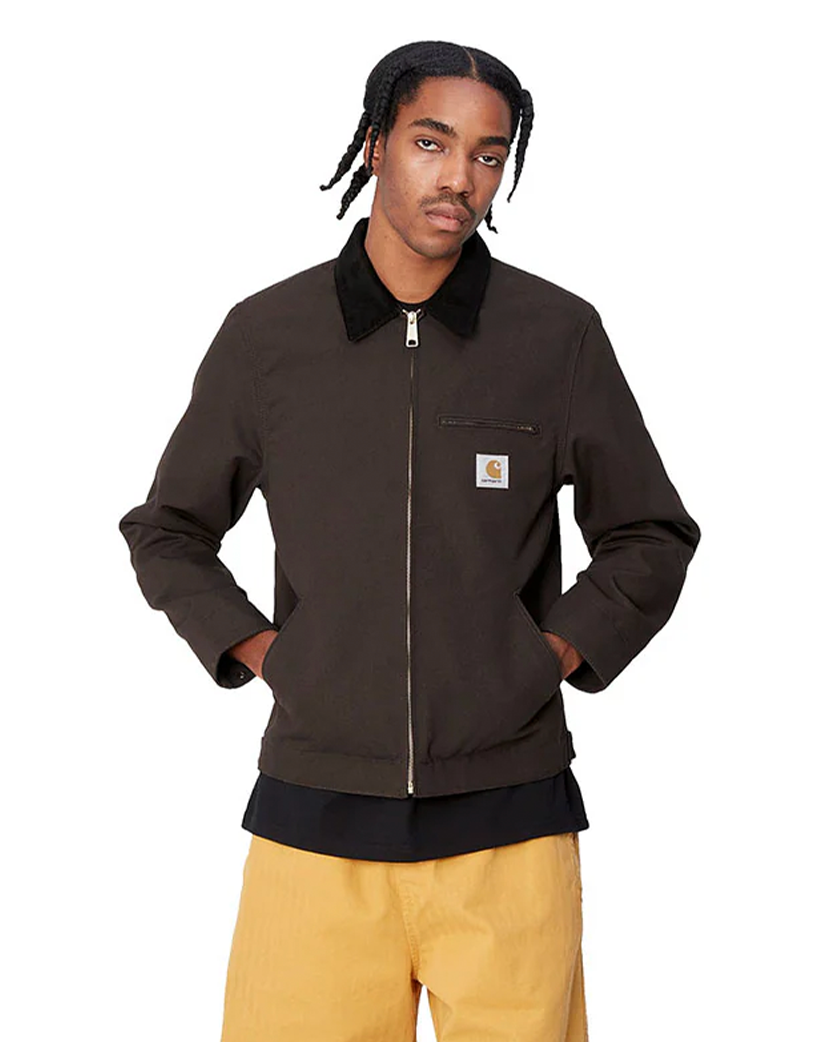 Carhartt WIP OG Detroit Jacket (Spring) Aged Canvas Tobacco / Black
