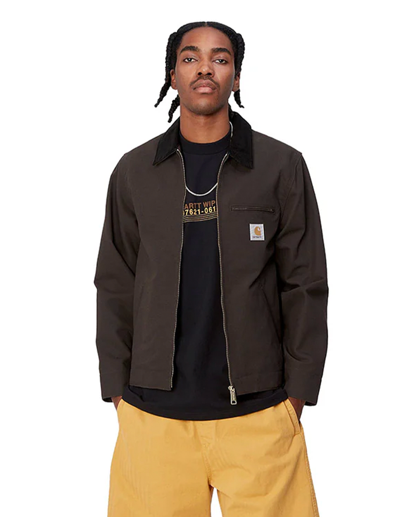 Carhartt WIP OG Detroit Jacket (Spring) Aged Canvas Tobacco / Black