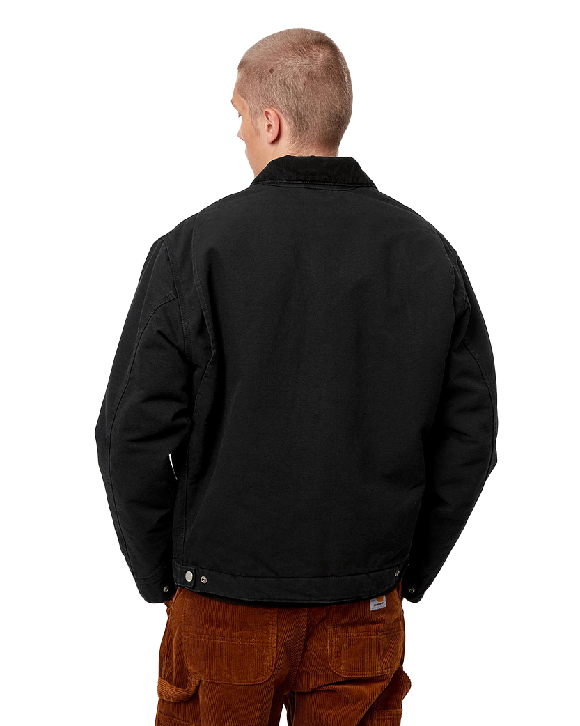 Carhartt WIP OG Detroit Jacket (Winter) Aged Canvas Black