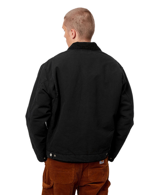 Carhartt WIP OG Detroit Jacket (Winter) Aged Canvas Black