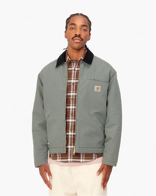 Carhartt WIP OG Detroit Jacket (Winter) Aged Canvas Smoked Green