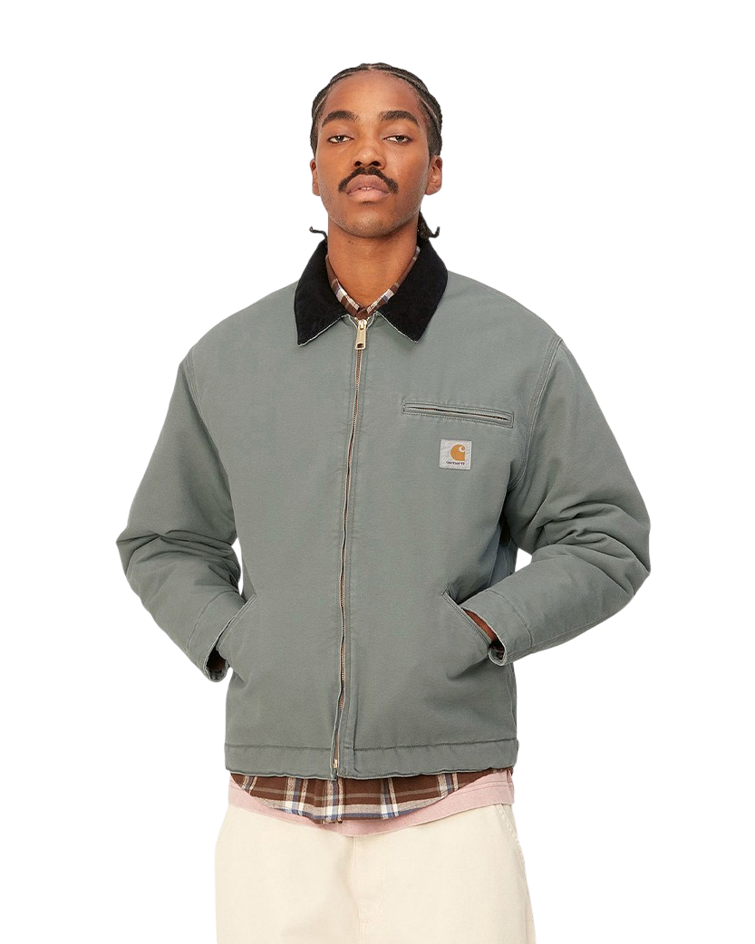 Carhartt WIP OG Detroit Jacket (Winter) Aged Canvas Smoked Green
