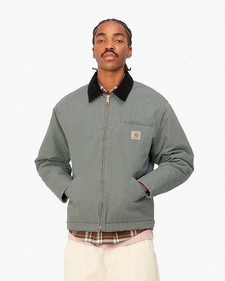 Carhartt WIP OG Detroit Jacket (Winter) Aged Canvas Smoked Green