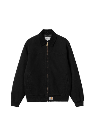 Carhartt WIP OG Santa Fe Jacket Aged Canvas Black