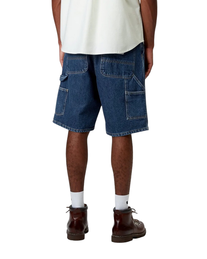 Carhartt WIP Single Knee Denim Short Stone Washed Blue