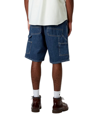 Carhartt WIP Single Knee Denim Short Stone Washed Blue