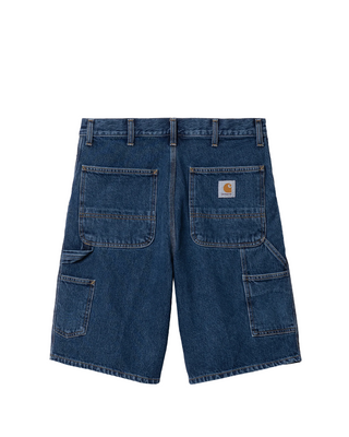 Carhartt WIP Single Knee Denim Short Stone Washed Blue